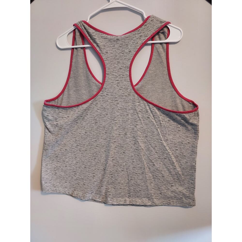 Bebe Sleepwear gray and pink racerback tank (top only) - Women's 3XL